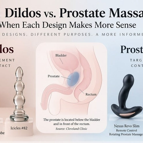 Anal Dildos vs. Prostate Massagers: When Each Design Makes More Sense