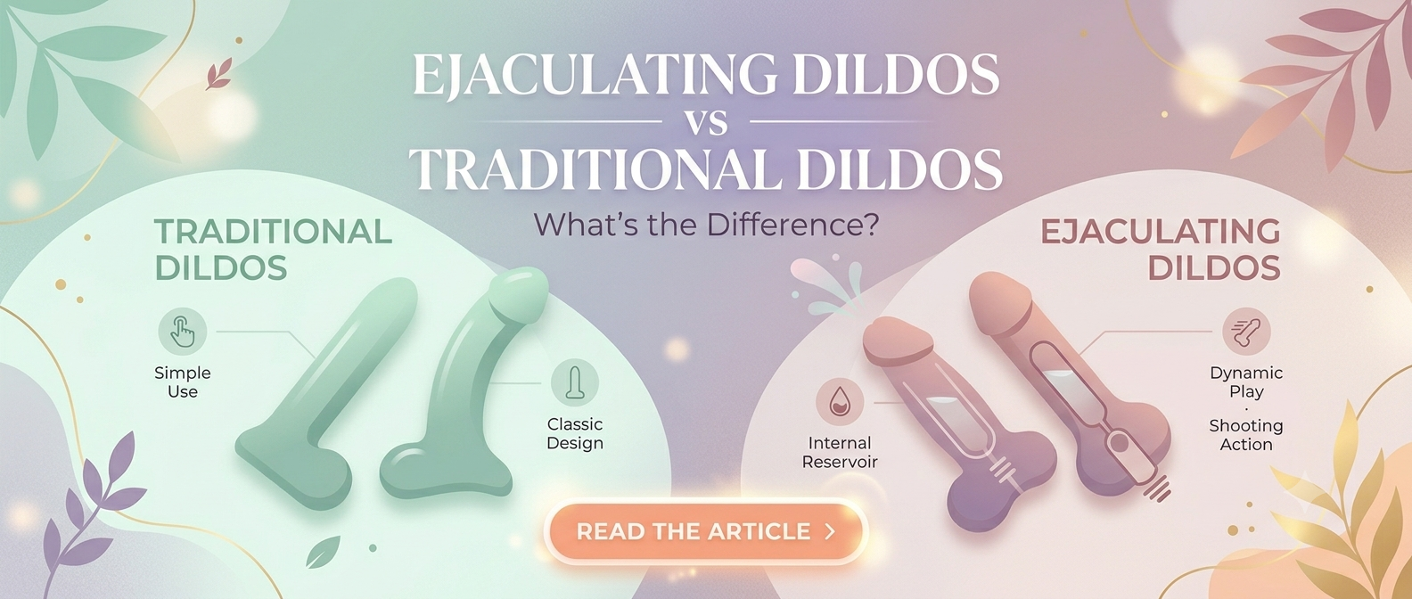 Ejaculating Dildos vs Traditional Dildos: What's the Difference?