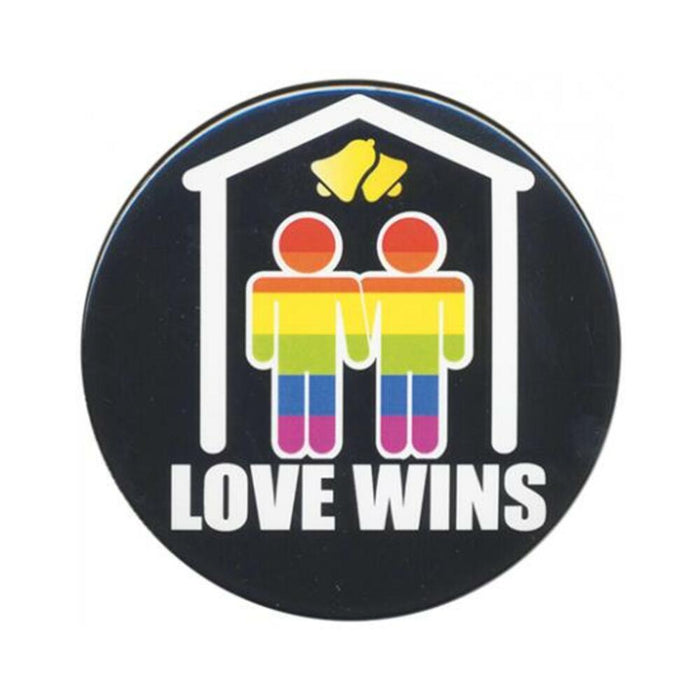 3 inches Bachelorette Button Man Man Men Love Wins