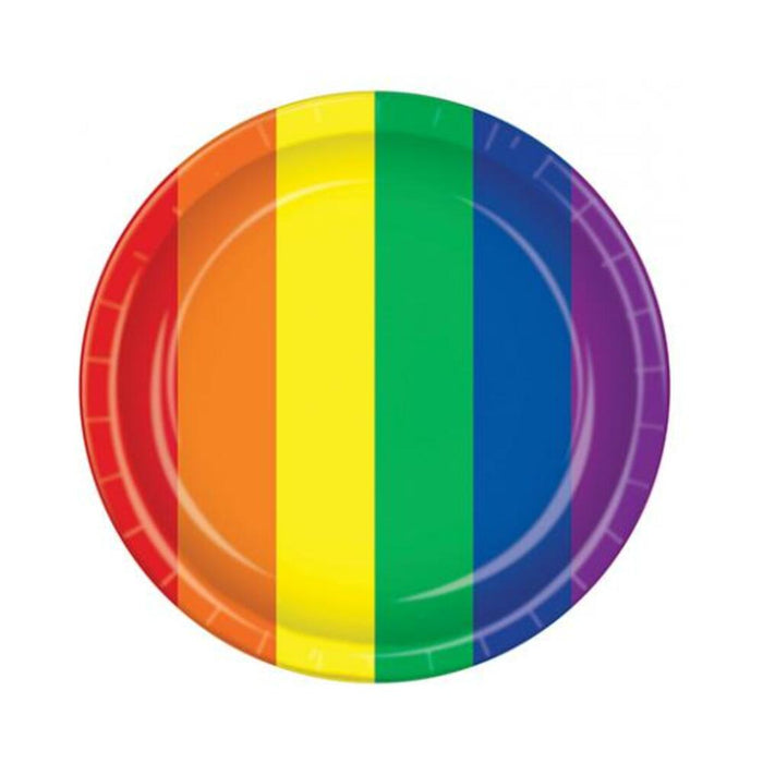 Pride Plates - Rainbow Pack Of 8