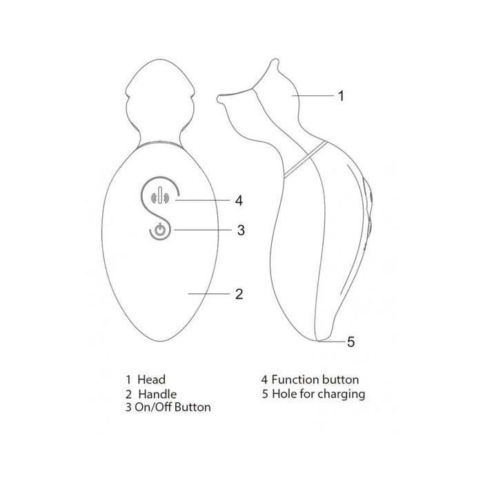 Allure Clitoral Suction Vibrator Pink