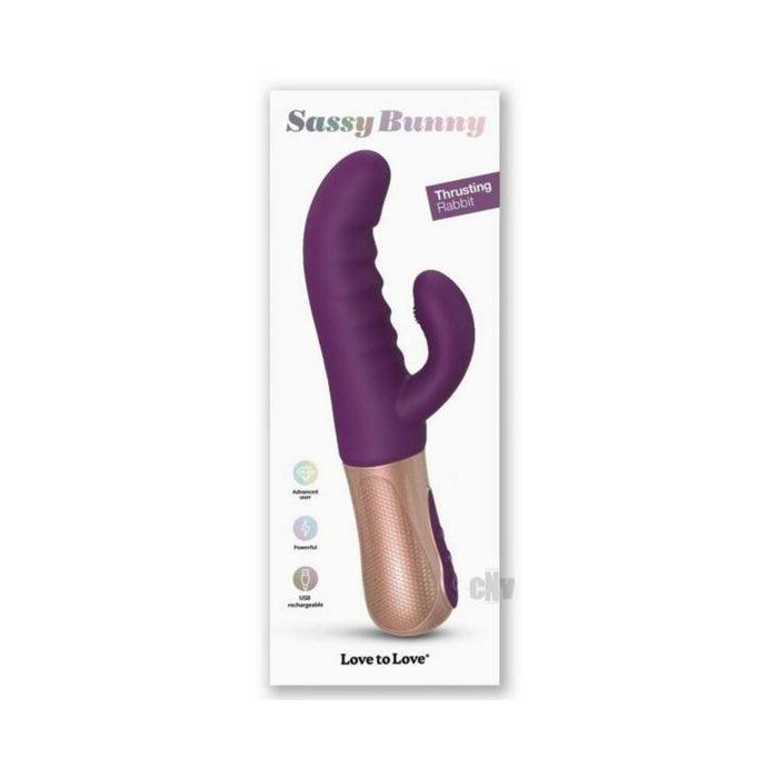 Sassy Bunny Purple Rain