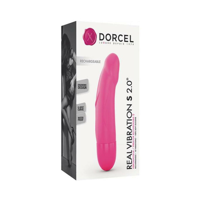 Dorcel Real Vibrator S 6'' Rechargeable Vibrator - Pink