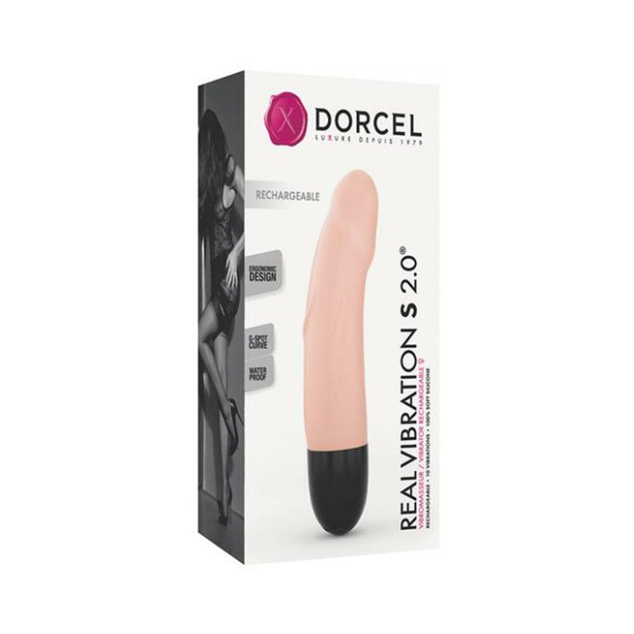 Dorcel Real Vibrations S 6'' Rechargeable Vibrator - Flesh