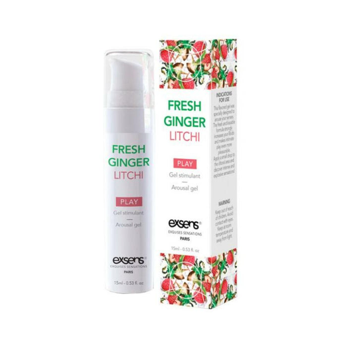 Exsens Arousal Gel Fresh Ginger Lychee 0.5 Oz.