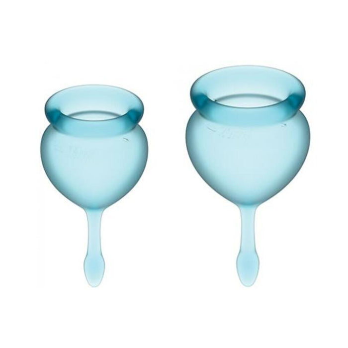 Satisfyer Feel Good Menstrual Cup - Light Blue