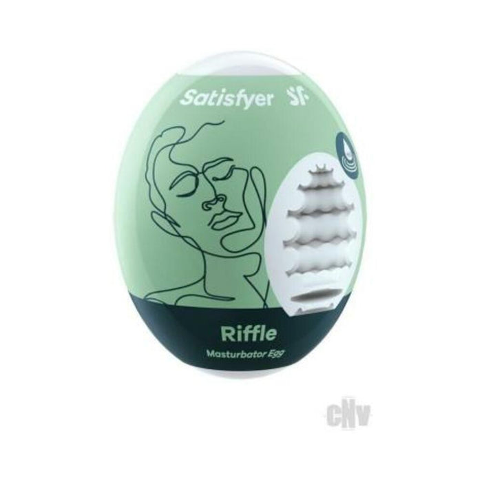 Satisfyer Masturbator Egg Riffle Green