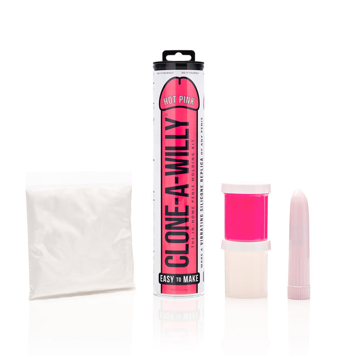 Clone-A-Willy Kit Vibrating - Hot Pink