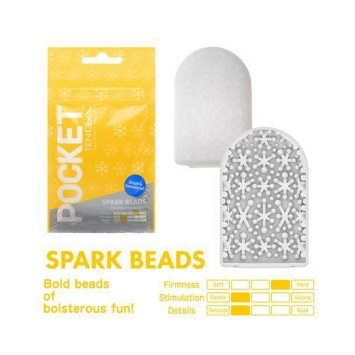 Tenga Pocket Masturbator Sleeve Spark Beads