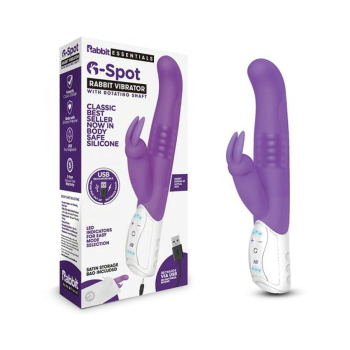 Rabbit Essentials G-spot Rabbit Vibrator Purple