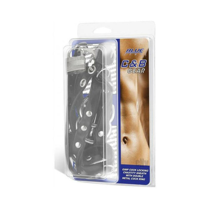 Cb Gear Gimp Chastity Sheath W/dbl Cring