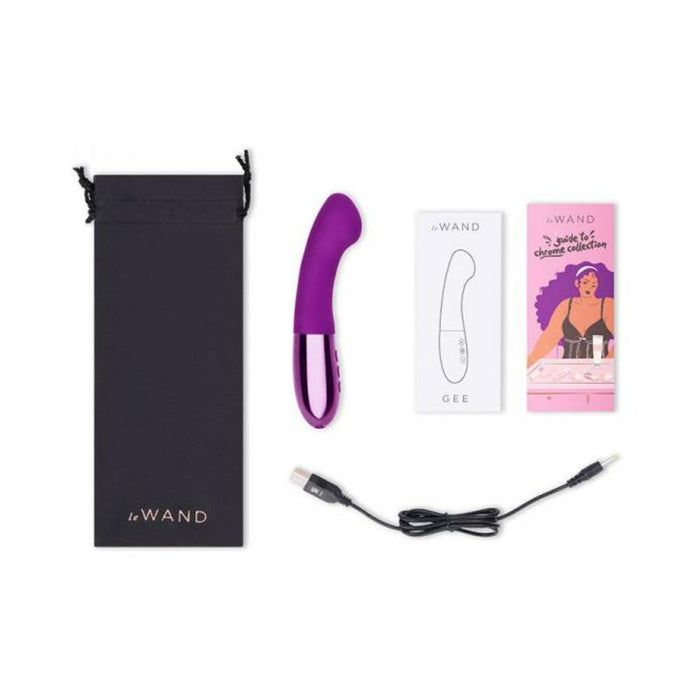 Le Wand Gee G-spot Targeting Rechargeable Vibrator Cherry