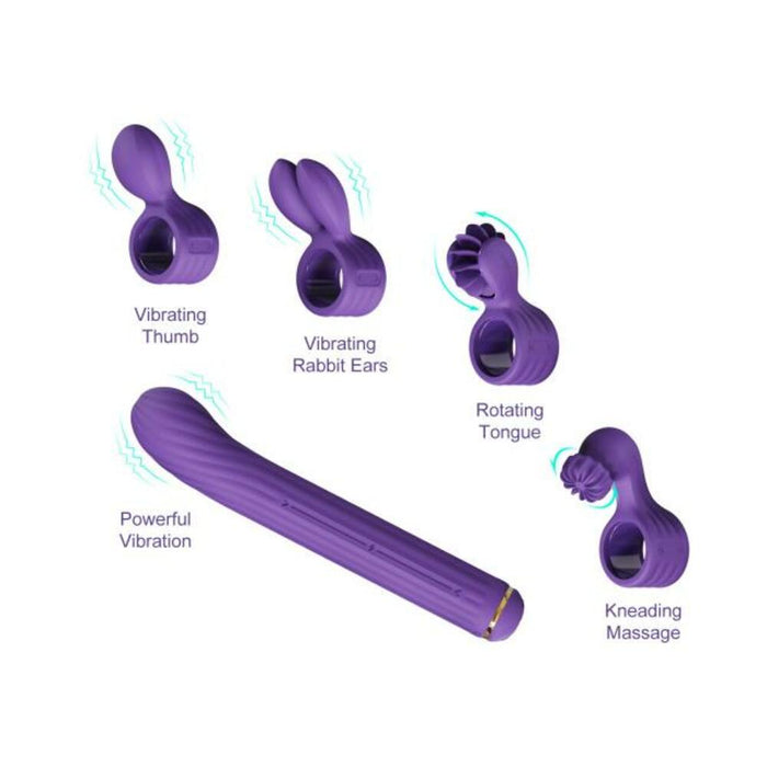 Magic Stick S1 Plus Multi Functioning Vibe Purple (net)