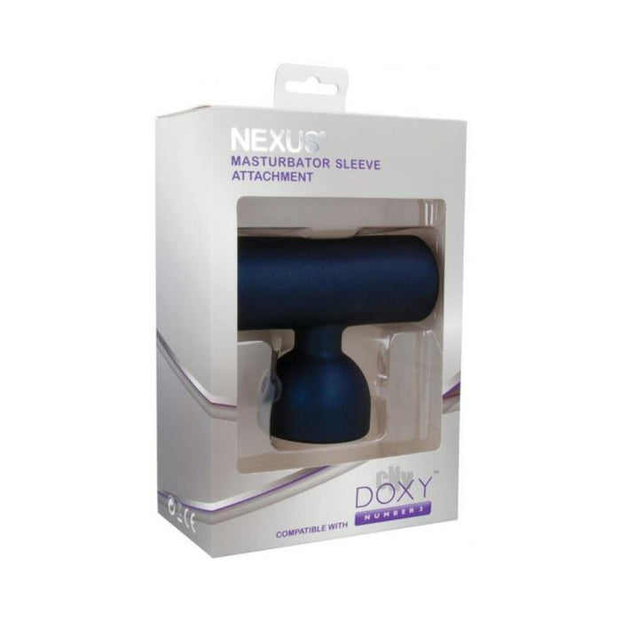 Doxy 3 Silicone Masturbator Wand Attachment Navy