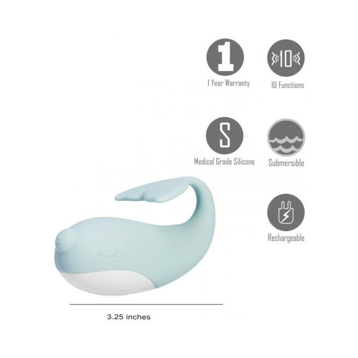 Finn Silicone Dolphin Vibe Silicone & Rechargeable