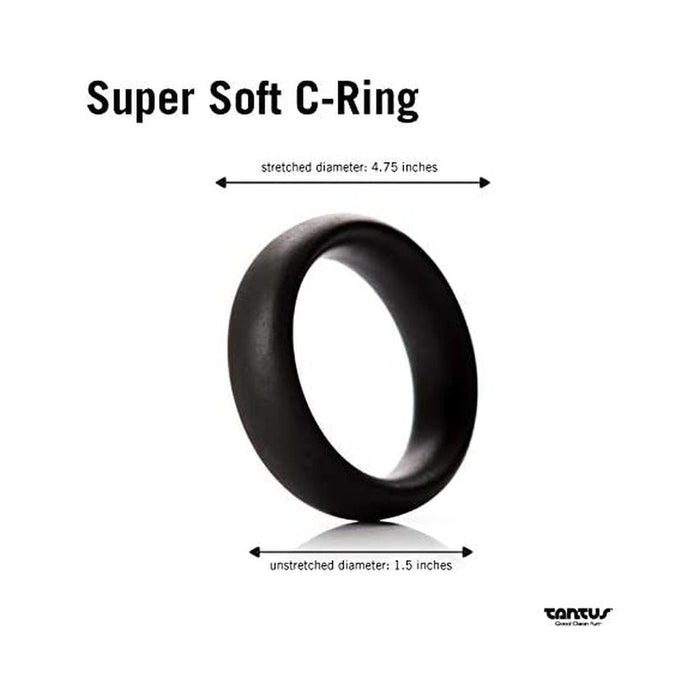 Tantus Super Soft C-ring - Black