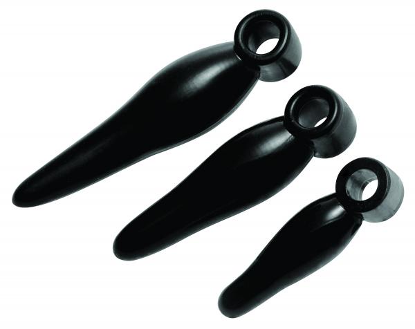 Rimmers 3 Piece Finger Bum Tickler Set Black