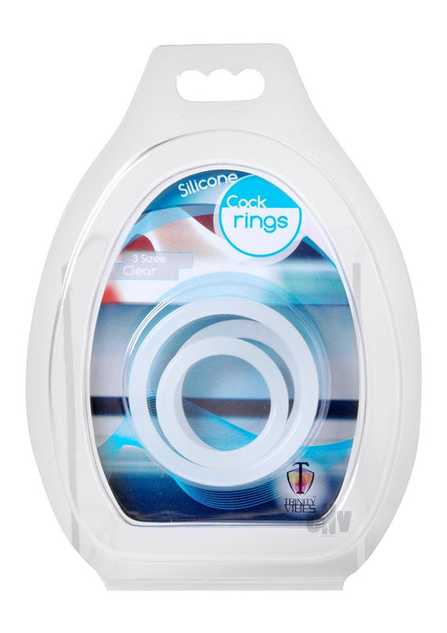 T4m Penis Rings 3pc Set Clear