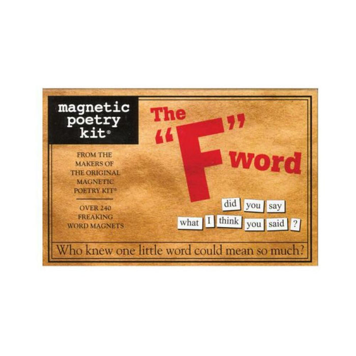 Magnetic Poetry Kit: The ''f'' Word