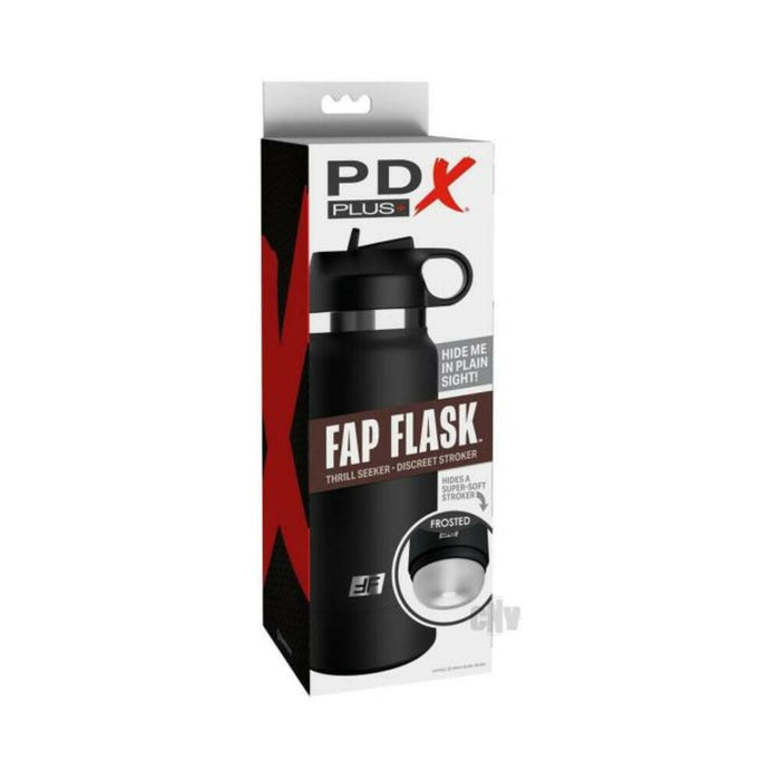 Pdx Plus Fap Flask Thrill Seeker Stroker - Frosted/black
