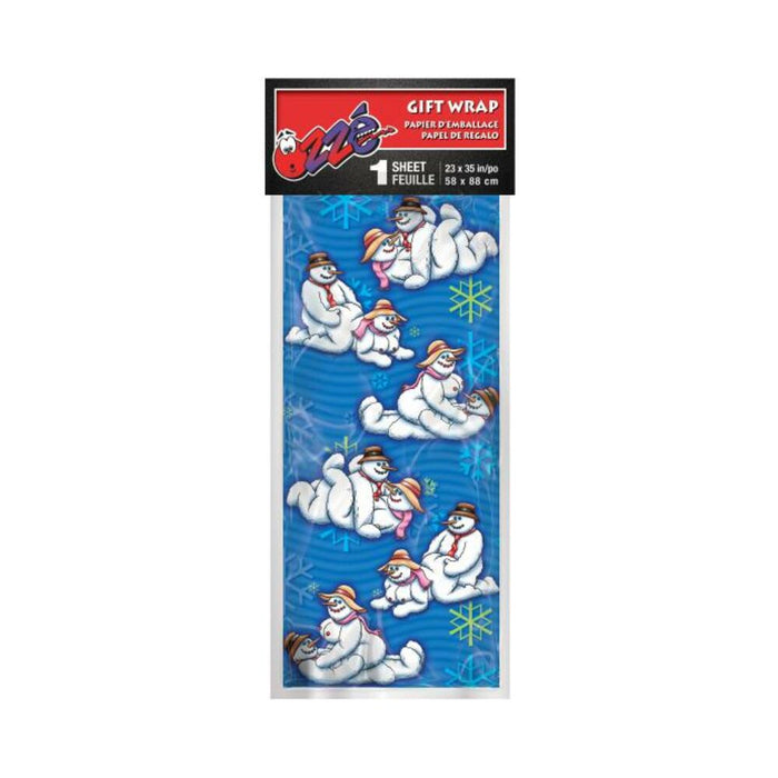 Snowman Holiday Gift Wrap
