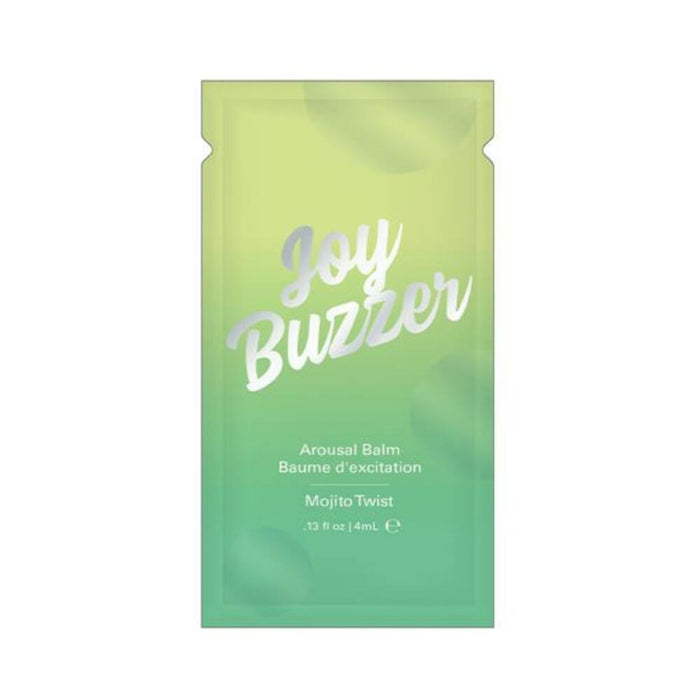 Joy Buzzer Clitoral Arousal Balm Mojito Twist (bulk Pack24 Pcs) .13 Oz Foil
