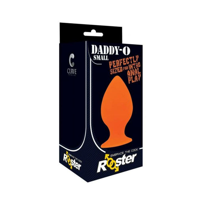 Rooster Daddy-o Small Anal Plug Orange