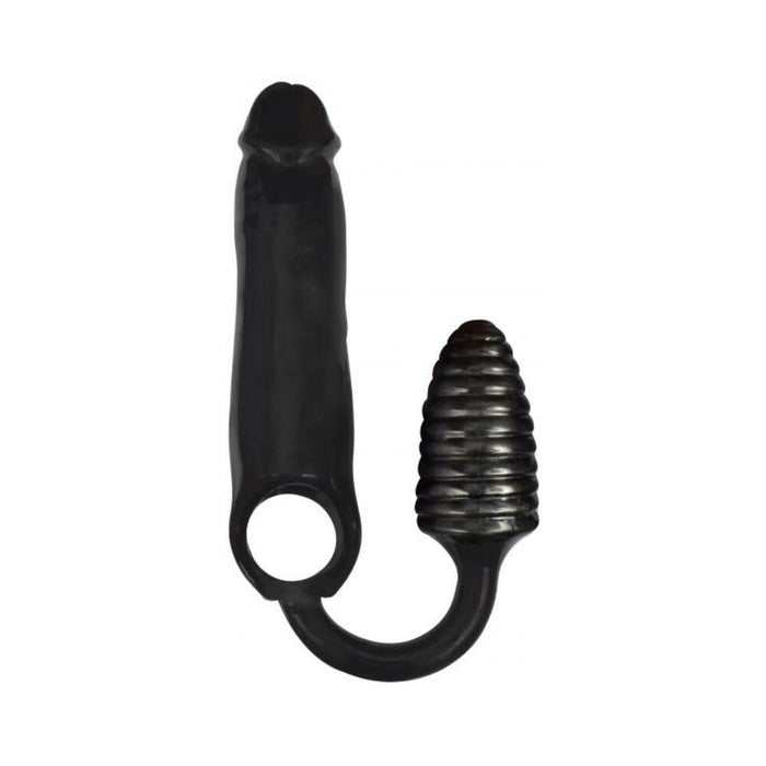 Rooster Xxxpander Ribbed Sheath Black