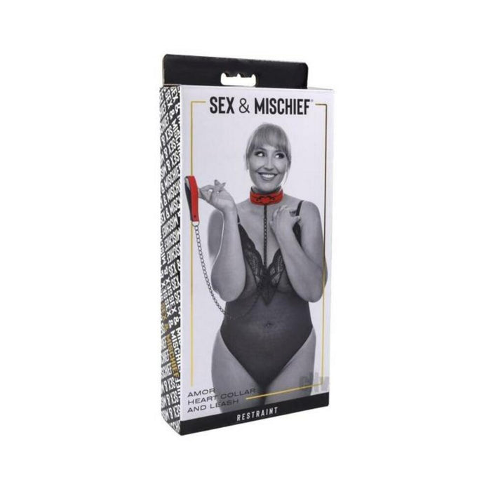 Sportsheets Sex & Mischief Amor Collar And Leash