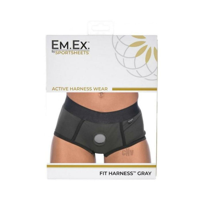 Em Ex Fit Harness Med Gray