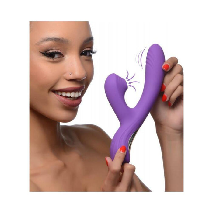 Power Bunny Shivers Suction Dual Stimulator Purple