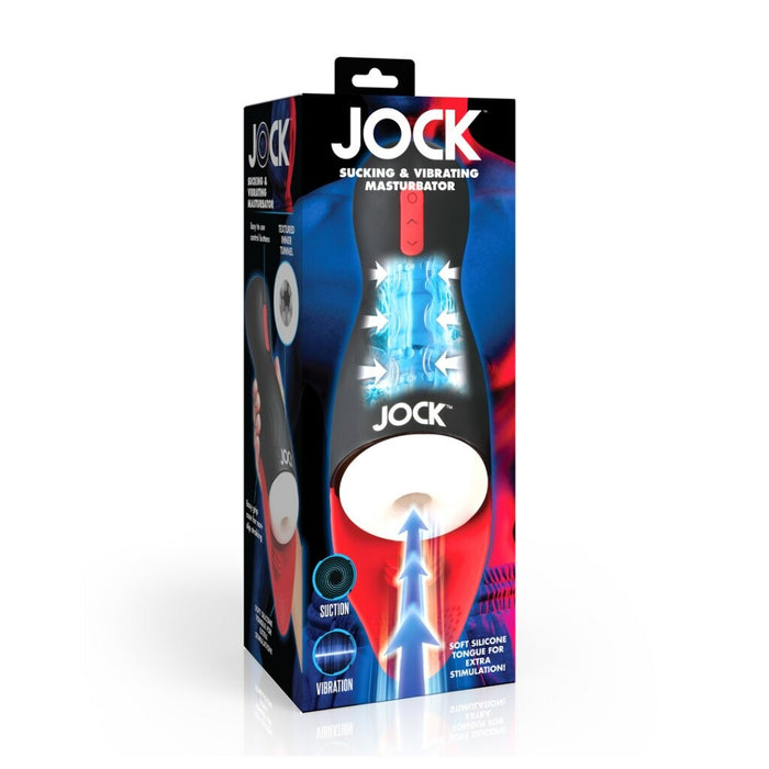 JOCK Sucking & Vibrating Masturbator