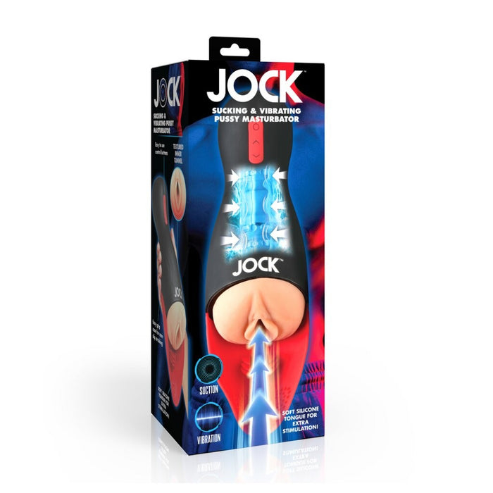 JOCK Sucking & Vibrating Pussy Masturbator