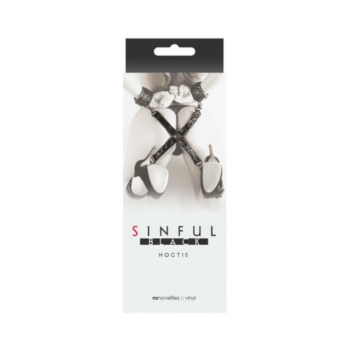 Sinful Hogtie Black
