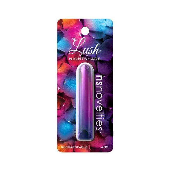 Lush Nightshade Rechargeable Bullet Vibrator - Multicolor
