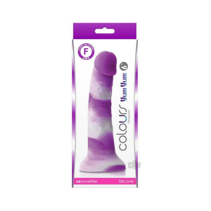 Colours Pleasures Yum Yum 6'' Dildo - Purple