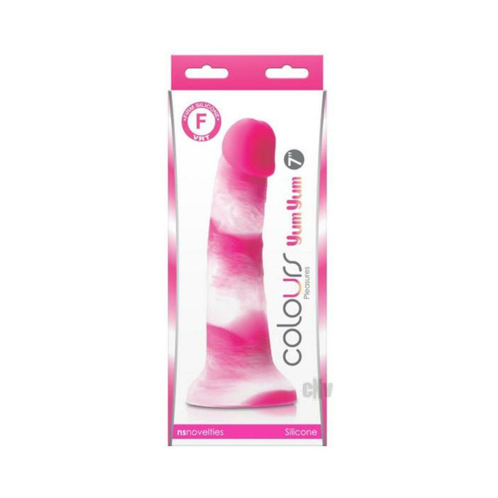 Colours Pleasures Yum Yum 7'' Dildo - Pink
