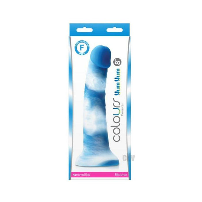 Colours Pleasures Yum Yum 8'' Dildo - Blue