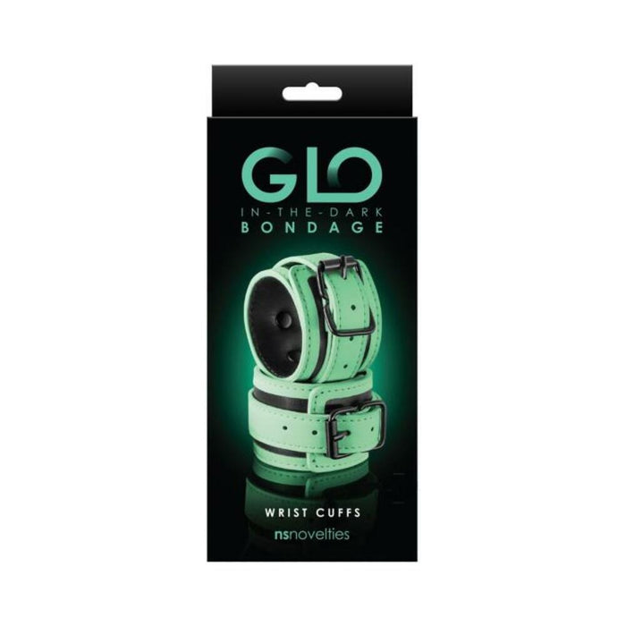 GLO Bondage Wrist Cuff Green