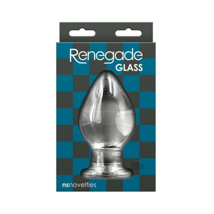 Renegade Glass Knight Anal Plug - Clear