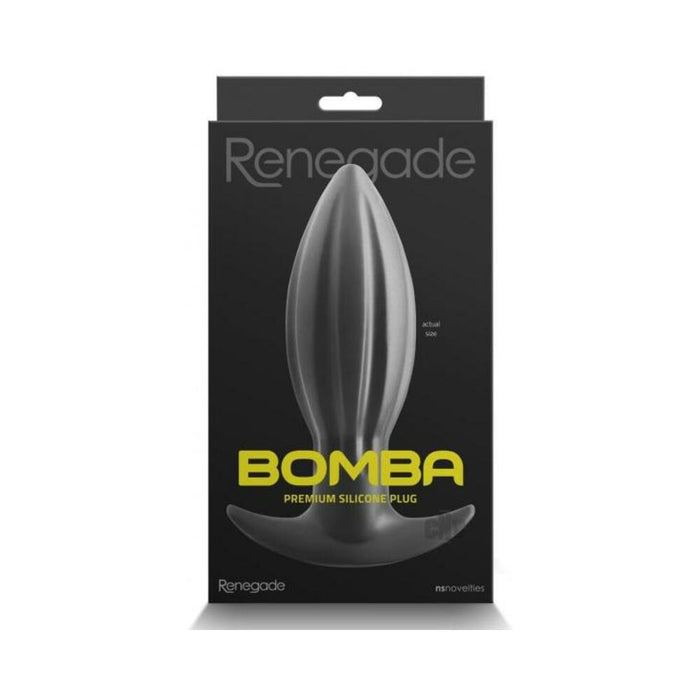 Renegade Bomba Anal Plug Black Medium