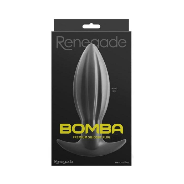 Renegade Bomba Anal Plug Black Large