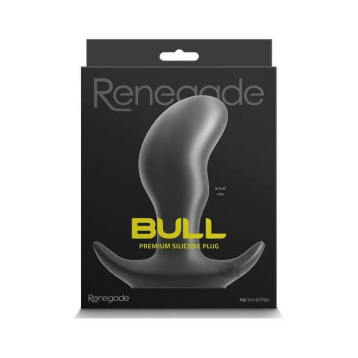 Renegade Bull Anal Plug Black Medium