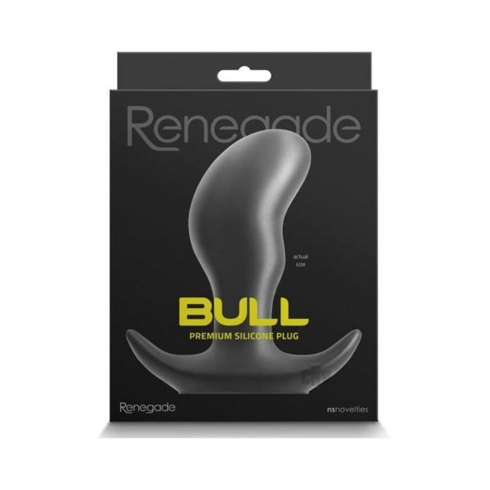Renegade Bull Anal Plug Black Large