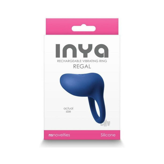 Inya Regal Vibrating Ring Blue