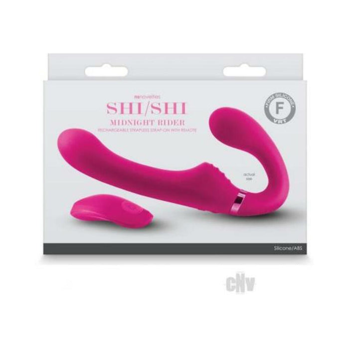 Shishi Midnight Rider Strapless Strap-on Pink