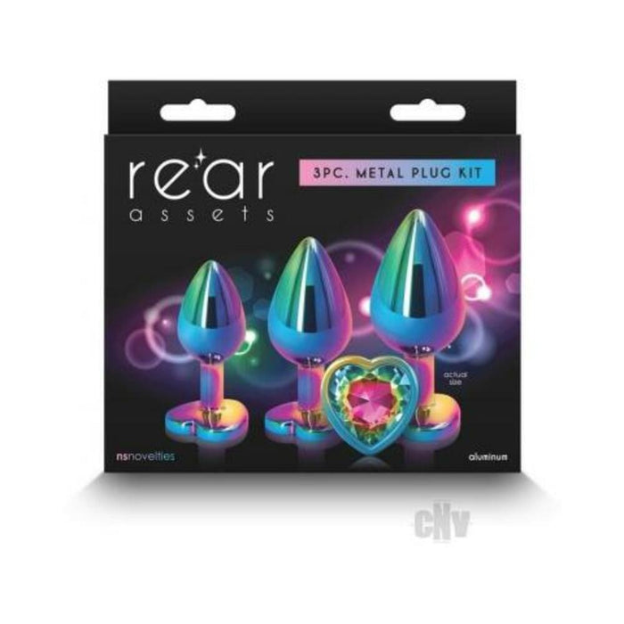 Rear Assets 3-piece Trainer Kit Multicolor Rainbow Heart