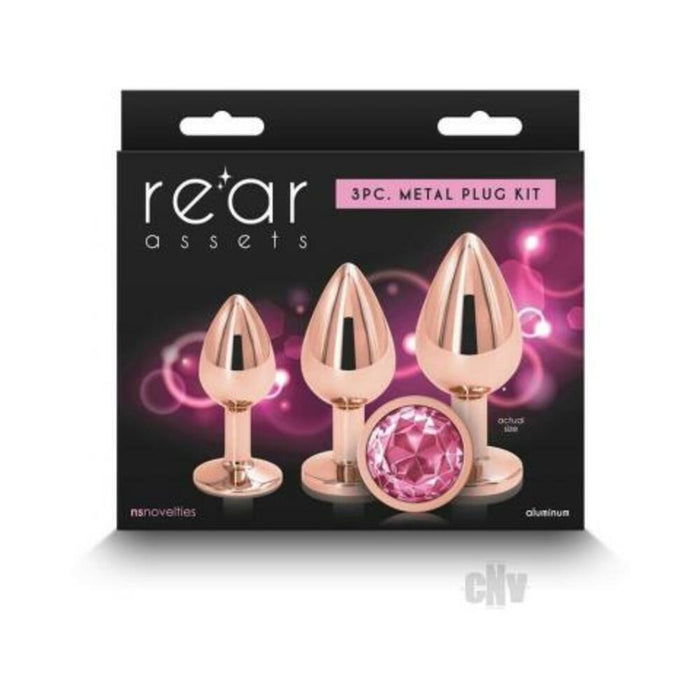 Rear Assets 3-piece Trainer Kit Rose Gold Pink
