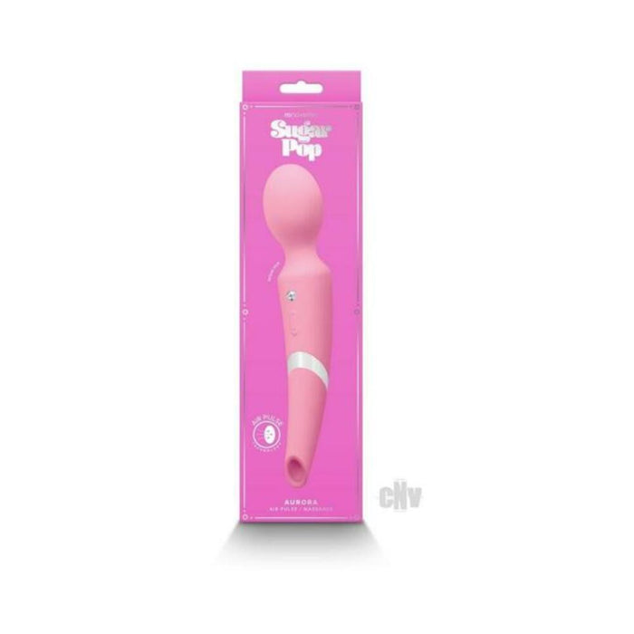 Sugar Pop Aurora Air Pulse And Wand Massager Pink