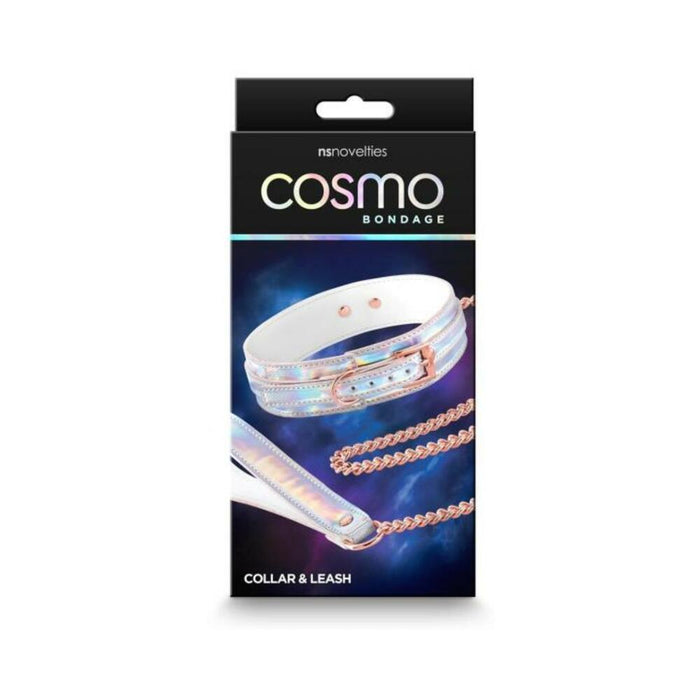 Cosmo Bondage Collar/leash Rainbow